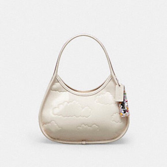 Ergo In Crinkled Patent Coachtopia Leather: Embossed Cloud Print - Picture 1 of 7